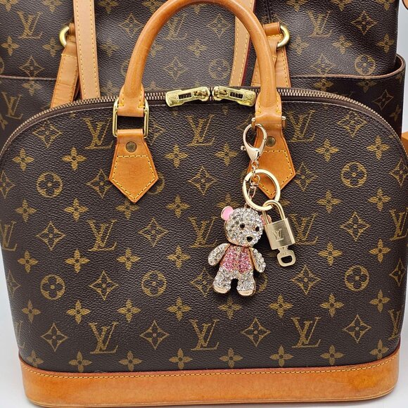 Authentic Louis Vuitton Lock & Key with unbranded Bagcharm, Keycharm, Keychain - Picture 3 of 3